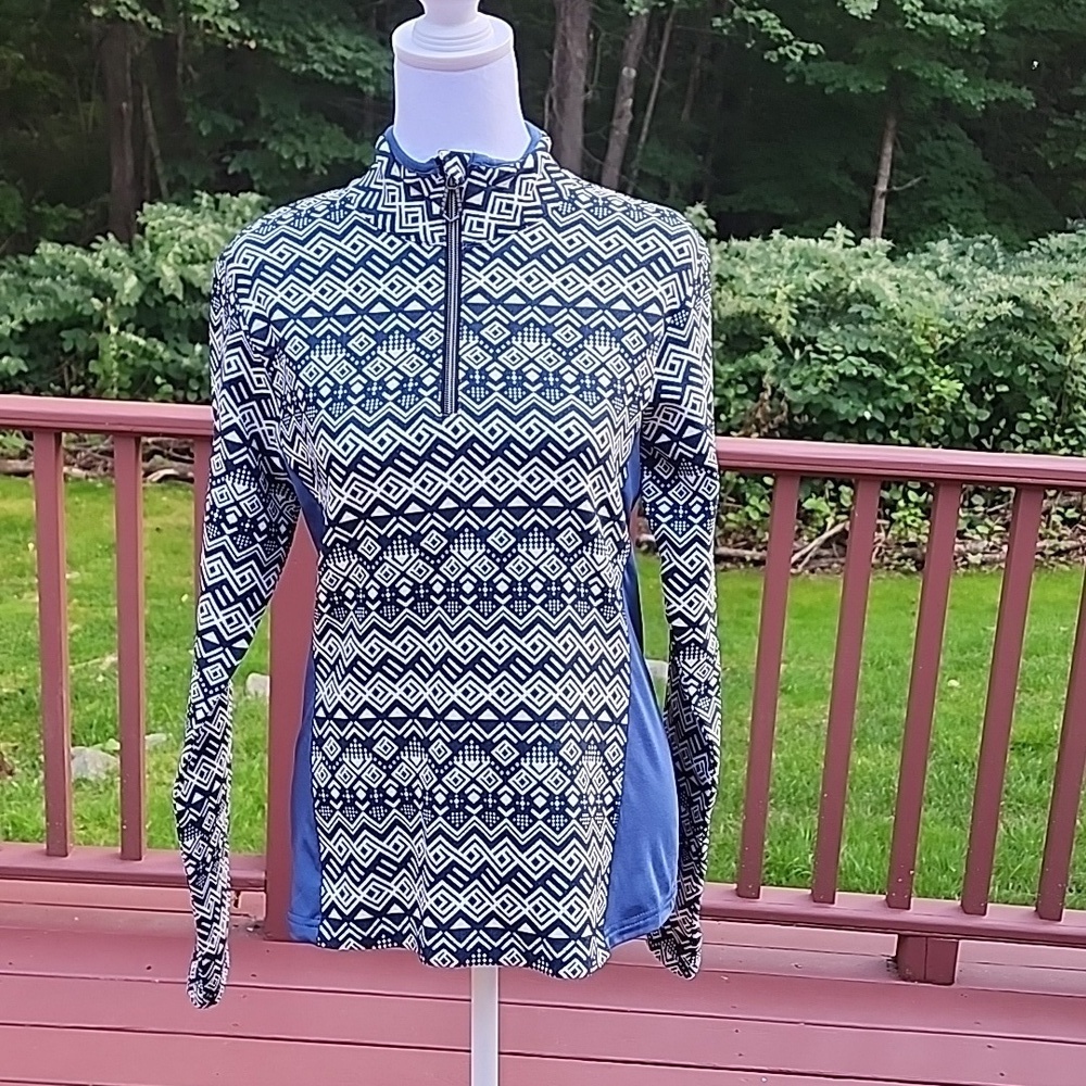 Dare2B Blue with white combo size S / 6 pullover